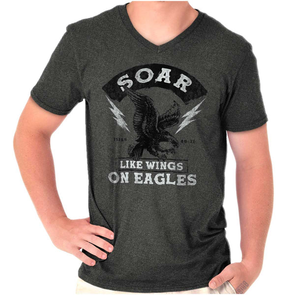 Soar Like Eagles V-Neck Tee