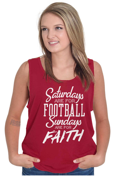 garage direkte Forpustet Weekend Football & Faith Tank Top Ultra Cotton | – Christian Strong