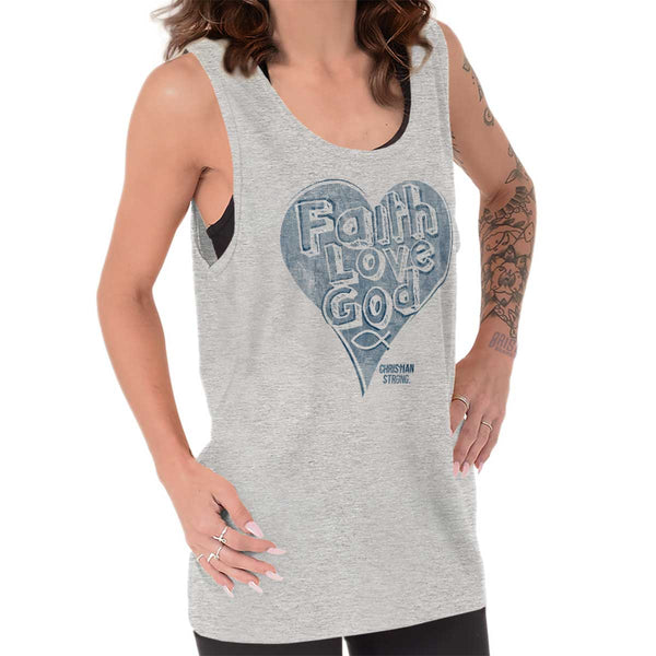 トップス Praying GOD'S FAVORITE Heart Tank Top トップス Praying GOD'S FAVORITE Heart Tank Top PRAYING 'gods