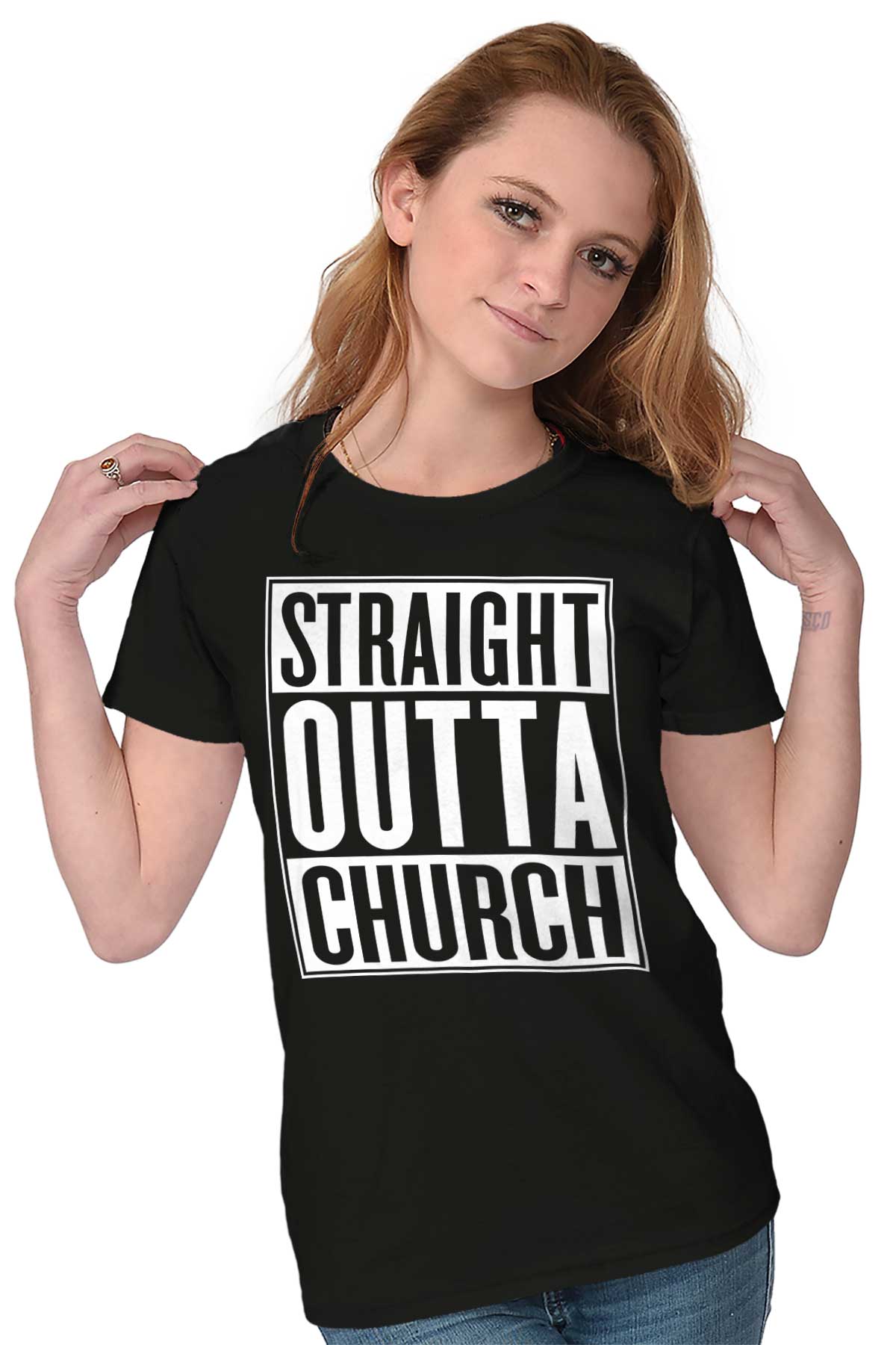 Straight Outta Church Christian T Shirts Straight Outta Church Christian T Shirts
