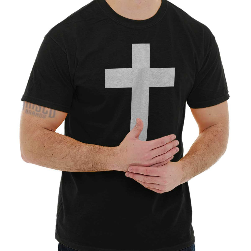 Cross T Shirt-Direct To Garment Print-Christian Strong