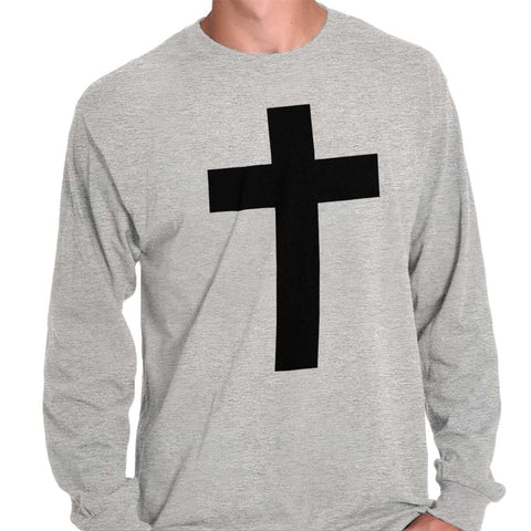 Cross Long Sleeve Tee | – Christian Strong