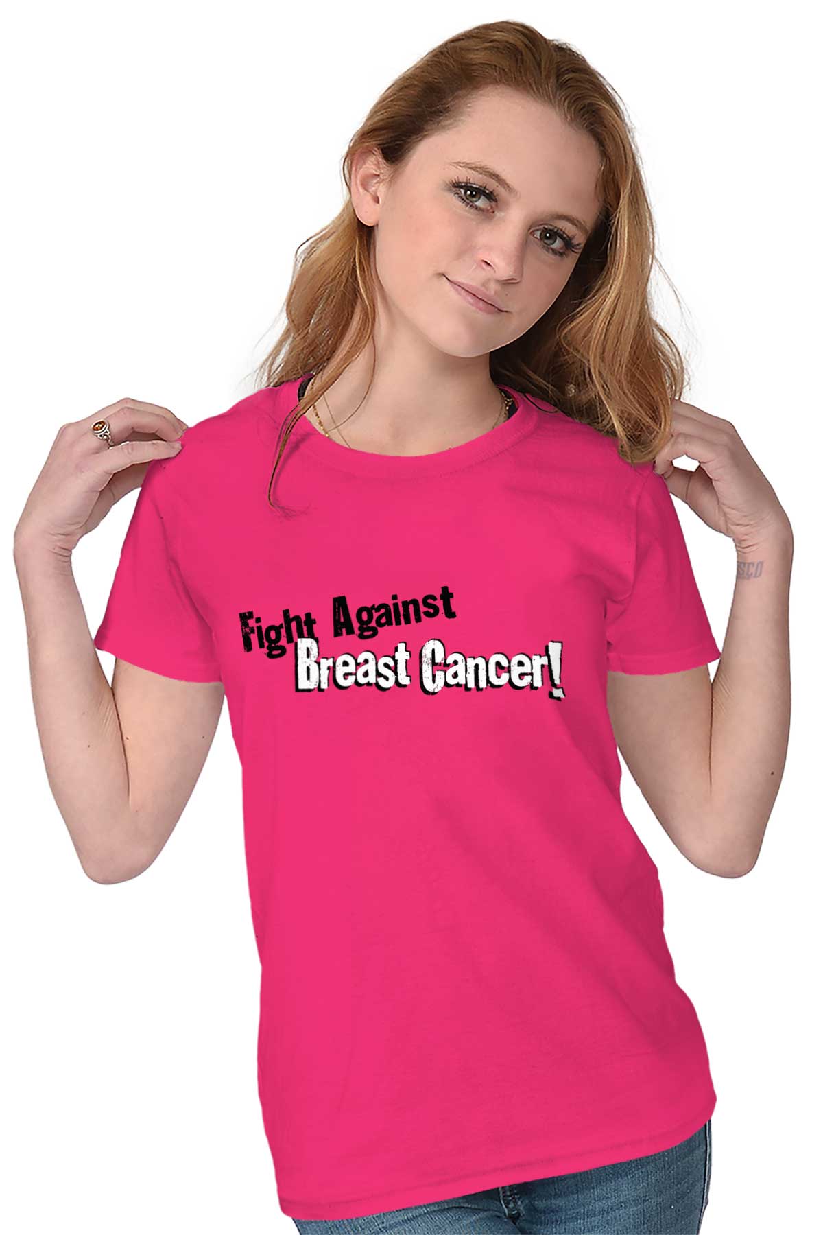 Med vilje Betjene papir Breast Cancer Awareness Tee | – Christian Strong
