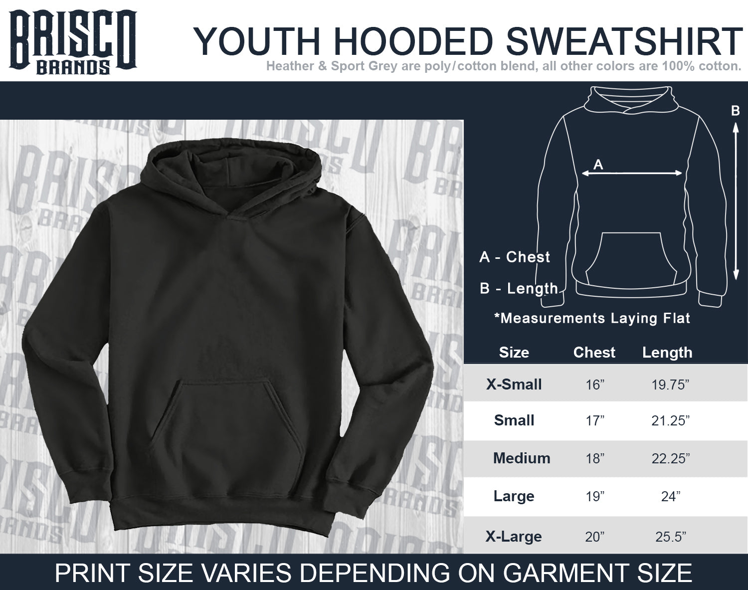 Youth small outlet hoodie size