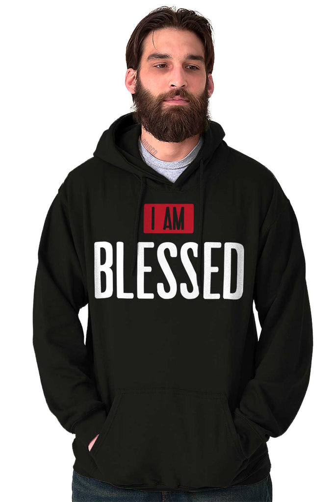 I Am Blessed Pullover Hooded Sweatshirt | – Christian Strong