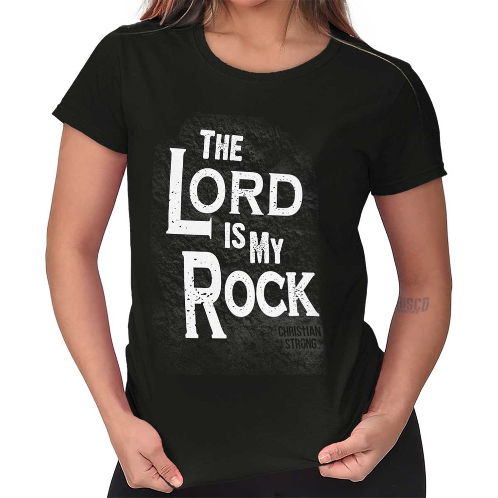 God Rocks Shirt Lord Is My Rock Tee | – Christian Strong