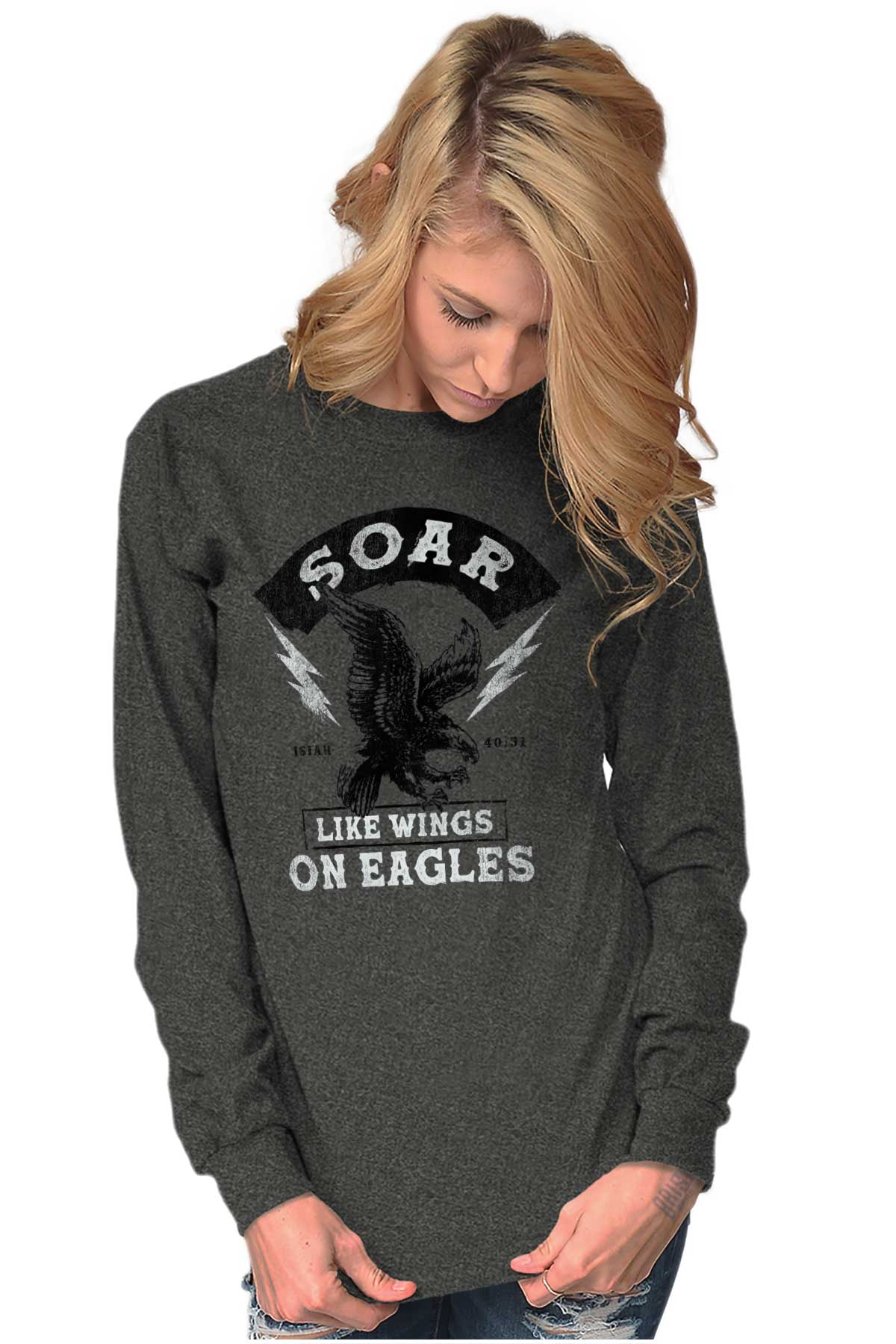 eagles long sleeve shirt women's