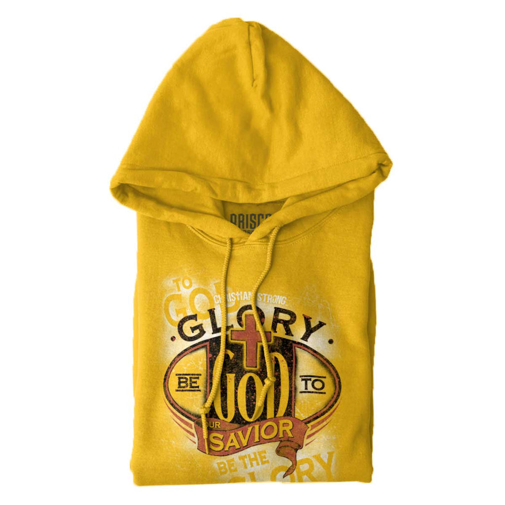 Gold | Youth Hoodie | Gifts Christian Hooded Sweatshirt | Christian Strong