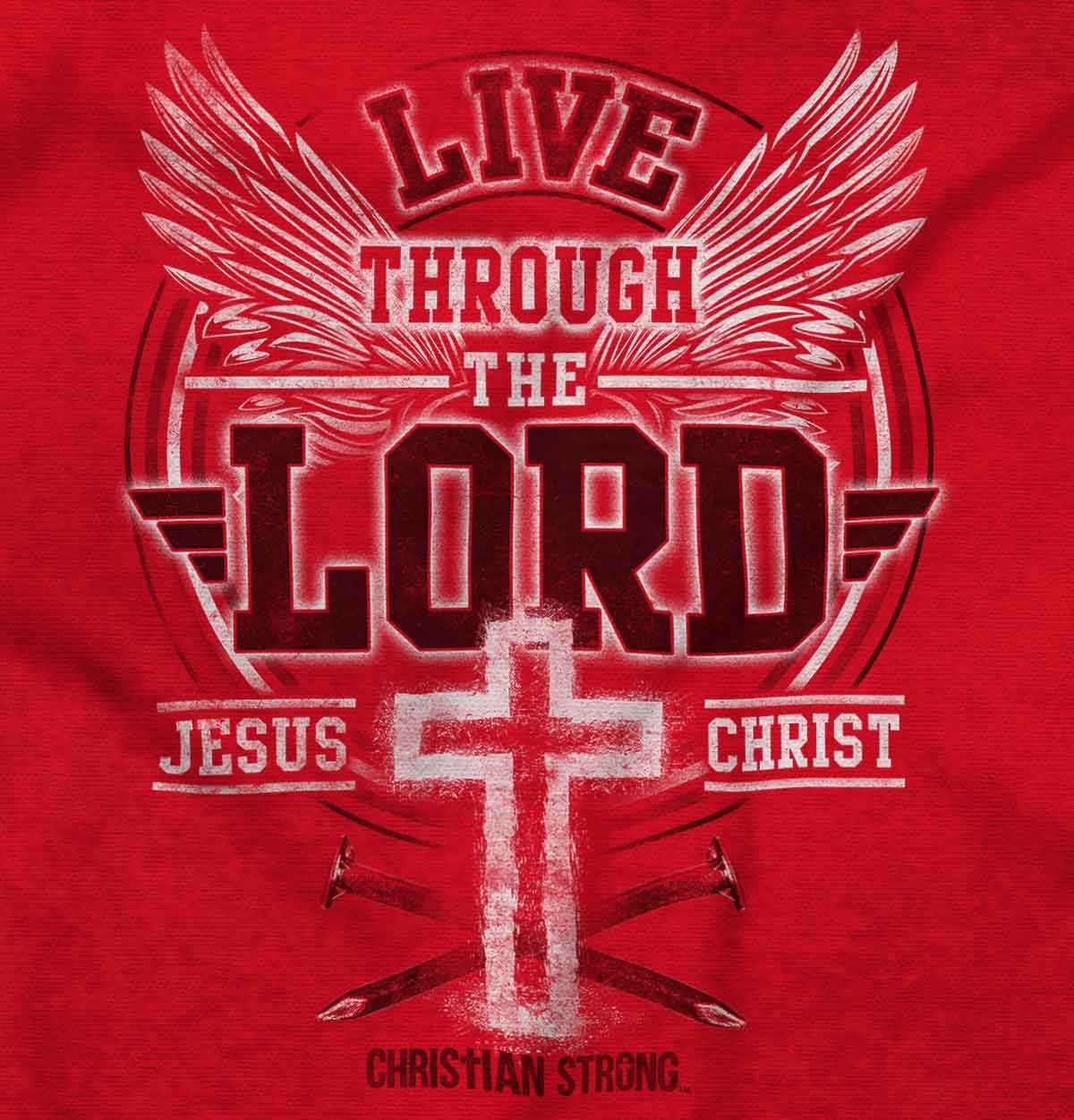 Through the Lord Full Zip Hooded Sweatshirt | – Christian Strong