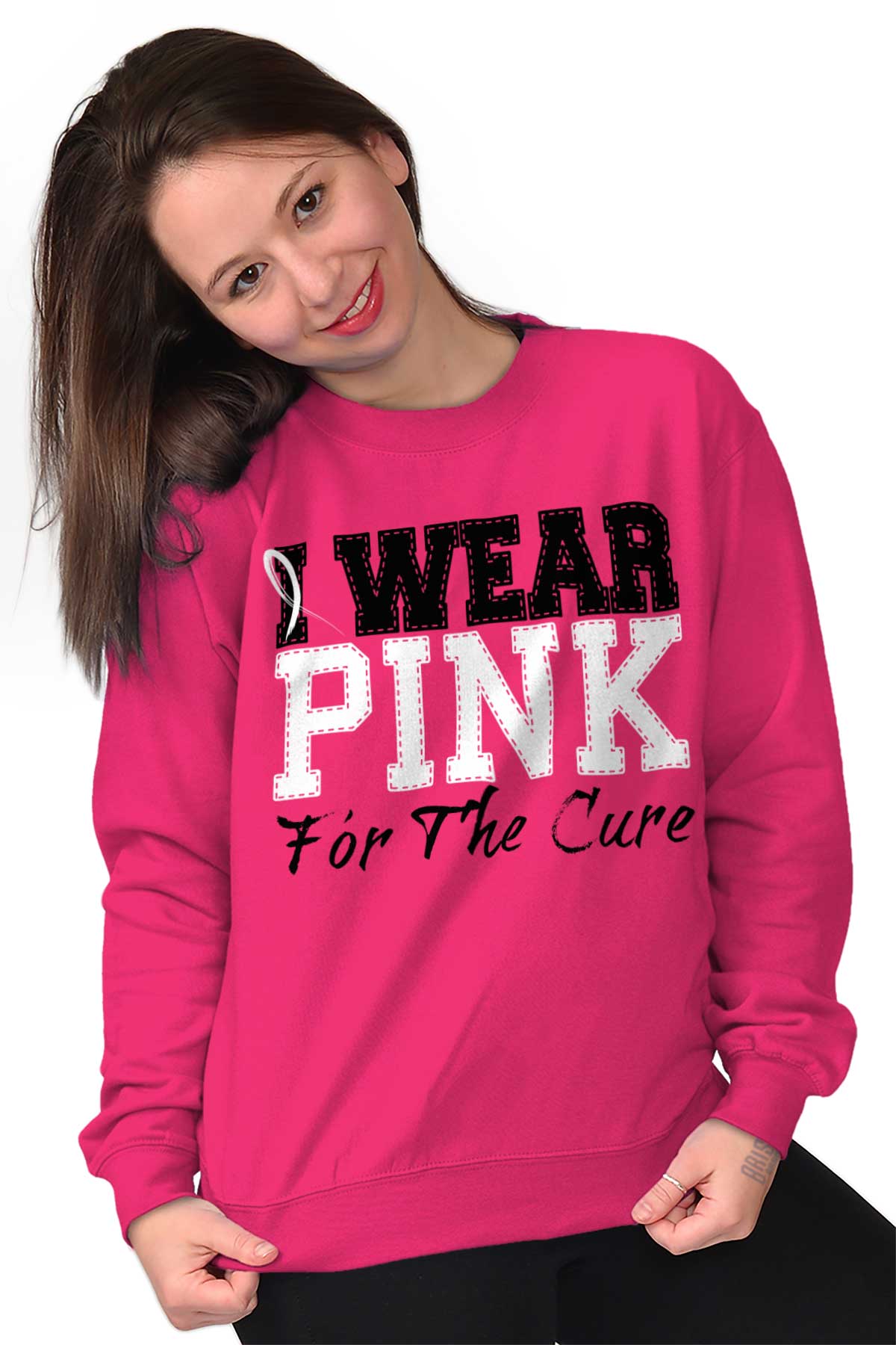 Breast Cancer Awareness Sweatshirt Christian Strong