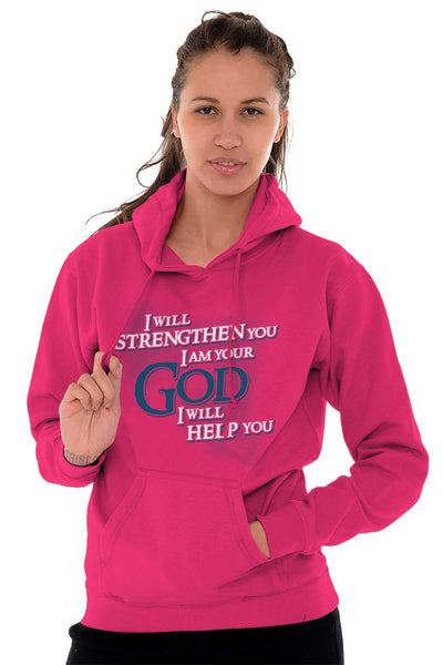 I Am Your God Pullover Hooded Sweatshirt | – Christian Strong