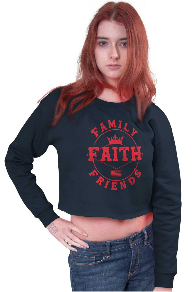 Friends crop 2025 top sweatshirt