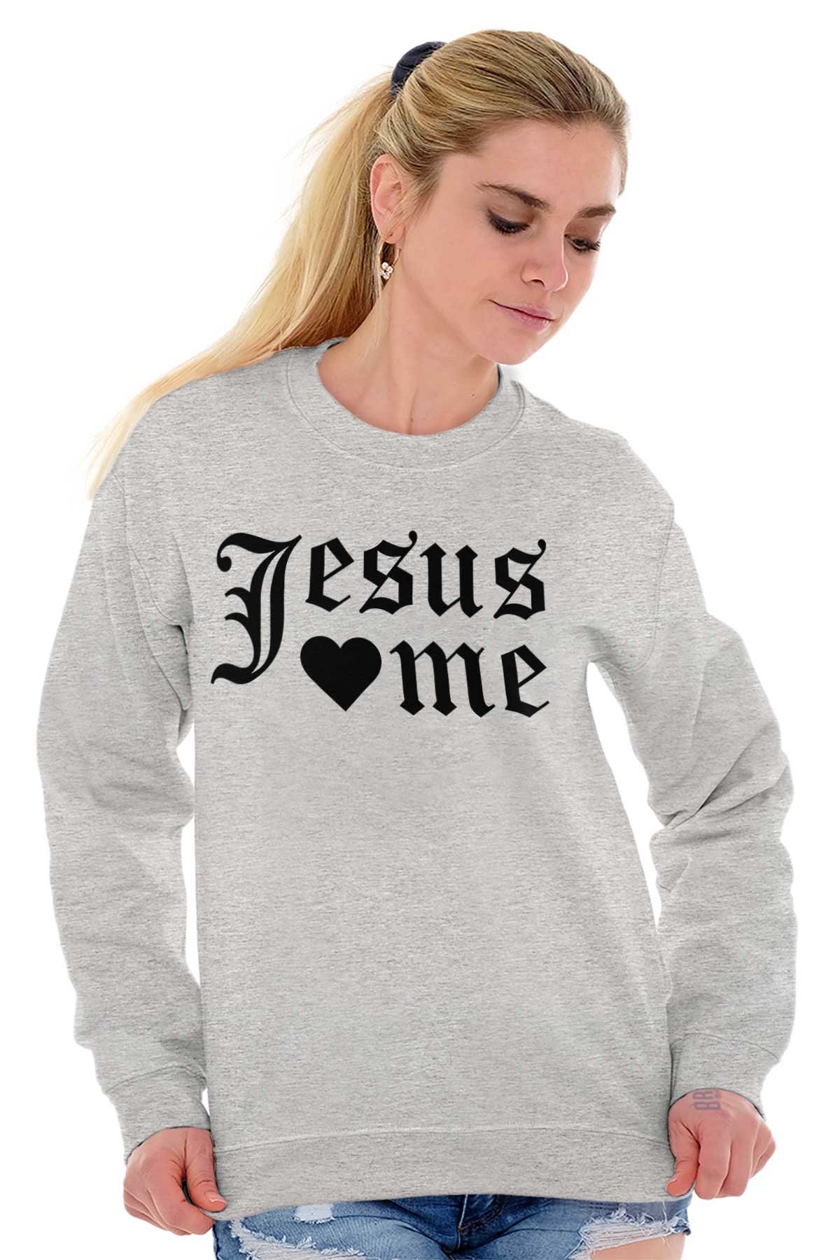 Jesus Sweatshirt Loves me Christian Long Sleeve T Shirt Hoodie Jesus Sweatshirt Loves me Christian Long Sleeve T Shirt Hoodie