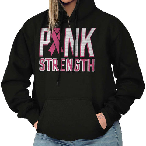 BCA Pink Strength Pullover Hooded Sweatshirt Christian Strong