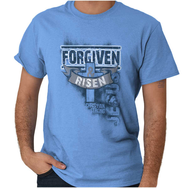 Forgiven and Risen Heavy Cotton Tee | – Christian Strong