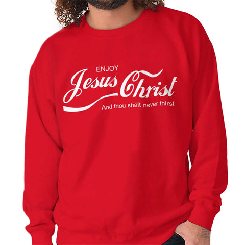 Enjoy Jesus Christ Sweatshirt | – Christian Strong