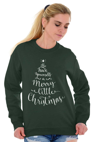 Merry Little Christmas Sweatshirt | – Christian Strong