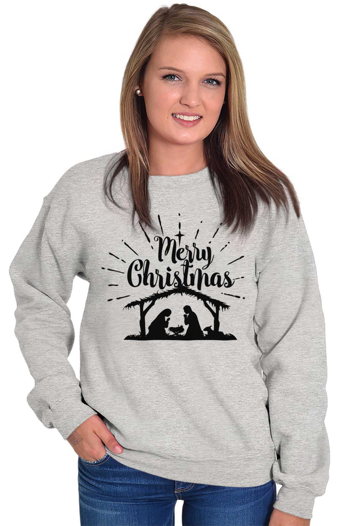 Nativity sweatshirt hot sale