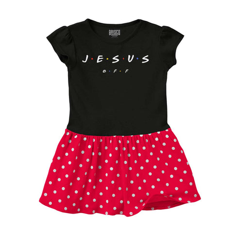 Buy Black and Red Polka Dot Dress l Kid Girls Dress