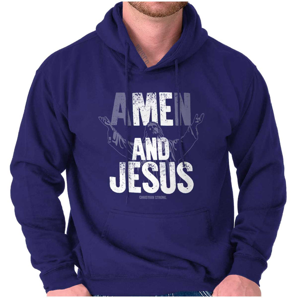 Me and Jesus Hoodie-Direct To Garment Print-Christian Strong