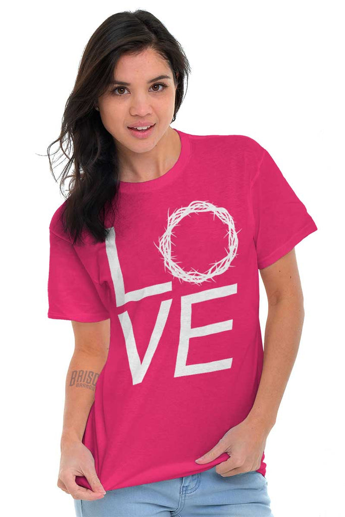 Love Crown Heavy Cotton Tee | – Christian Strong