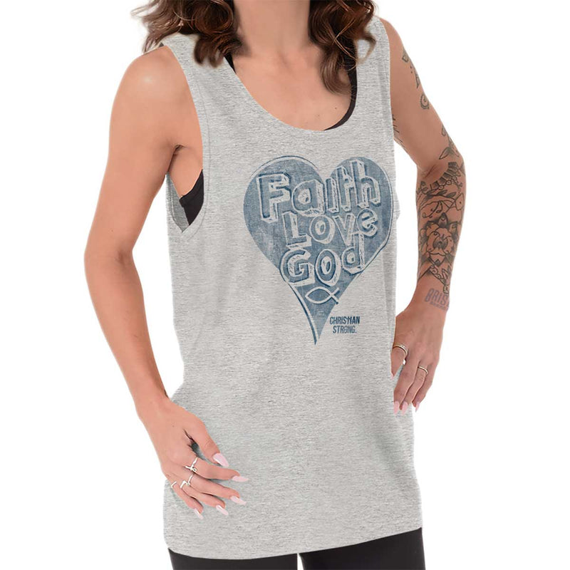 トップス Praying GOD'S FAVORITE Heart Tank Top PRAYING 'gods Favorite' Heart Tank Top in Black | Lyst