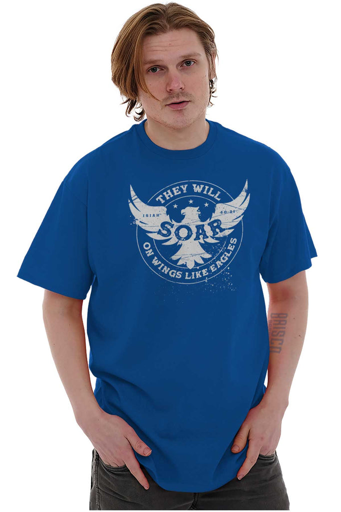 On Eagles Wings V-Neck Tee