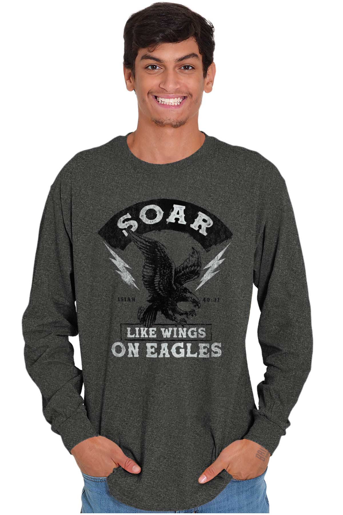 Unisex Soar Like Eagles Long Sleeve Shirt